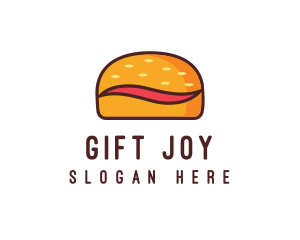 Tilde Hamburger Bun logo design