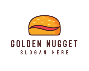 Tilde Hamburger Bun logo design