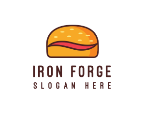 Tilde Hamburger Bun logo design