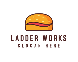 Tilde Hamburger Bun logo design