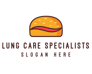 Tilde Hamburger Bun logo design