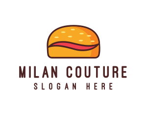 Tilde Hamburger Bun logo design