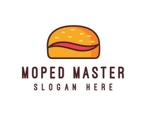 Tilde Hamburger Bun logo design