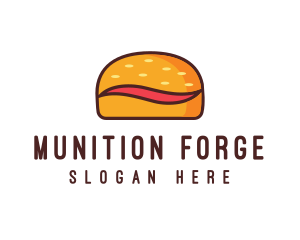 Tilde Hamburger Bun logo design