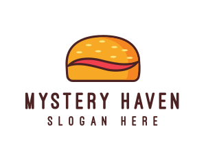 Tilde Hamburger Bun logo design