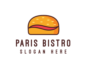 Tilde Hamburger Bun logo design