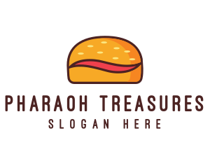 Tilde Hamburger Bun logo design