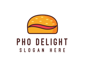 Tilde Hamburger Bun logo design