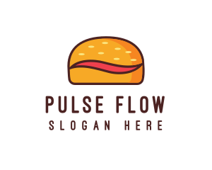 Tilde Hamburger Bun logo design