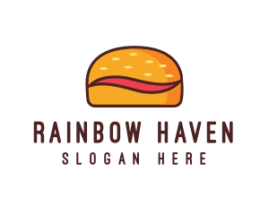 Tilde Hamburger Bun logo design