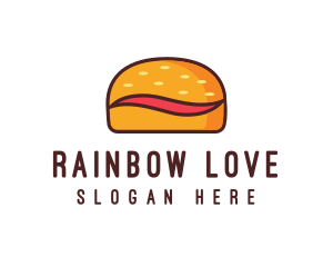 Tilde Hamburger Bun logo design