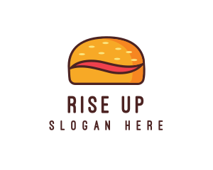 Tilde Hamburger Bun logo design