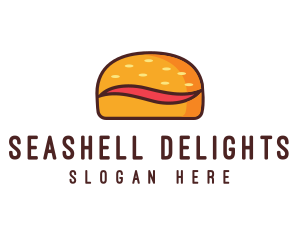 Tilde Hamburger Bun logo design