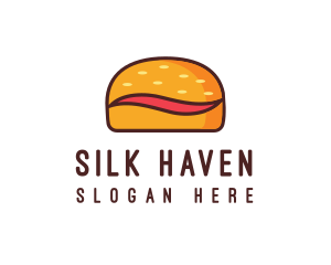 Tilde Hamburger Bun logo design