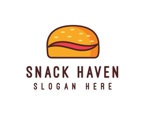 Tilde Hamburger Bun logo design