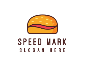 Tilde Hamburger Bun logo design