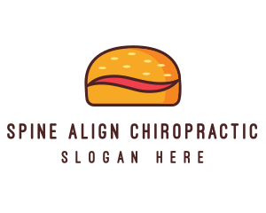 Tilde Hamburger Bun logo design