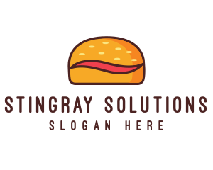 Tilde Hamburger Bun logo design