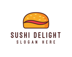 Tilde Hamburger Bun logo design