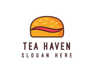 Tilde Hamburger Bun logo design