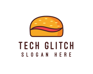 Tilde Hamburger Bun logo design