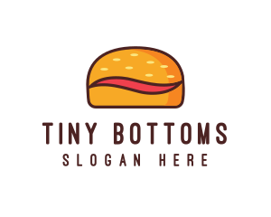 Tilde Hamburger Bun logo design