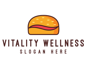 Tilde Hamburger Bun logo design