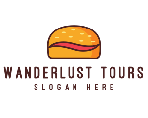 Tilde Hamburger Bun logo design