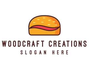 Tilde Hamburger Bun logo design