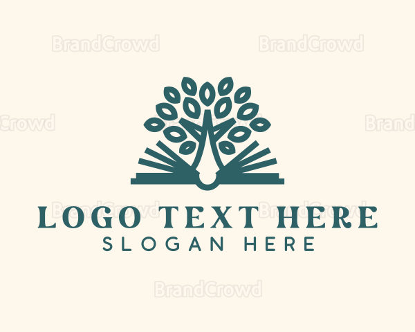 Educational Reading Book Logo