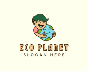 World Globe Planet logo design