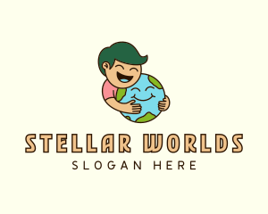 World Globe Planet logo design