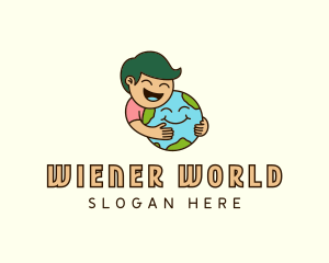 World Globe Planet logo design