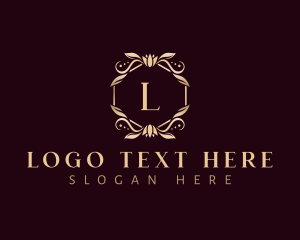 Elegant - Ornament Floral Leaves logo design