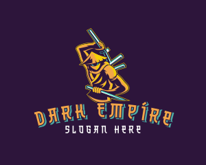 Villain - Oriental Ninja Fighter Esport logo design