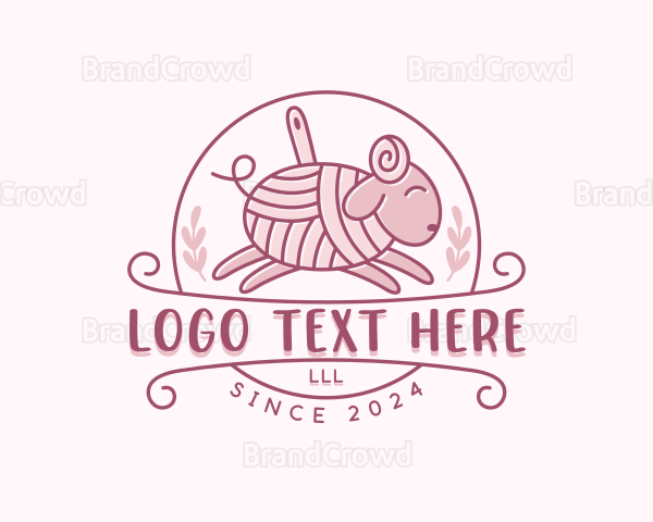 Crochet Sheep Yarn Logo