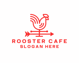 Rooster - Rooster Arrow Weathervane logo design