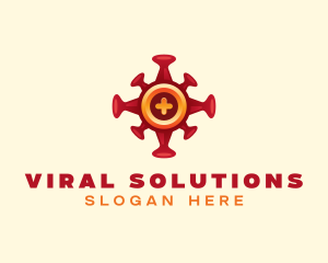 Virology - Coronavirus Disease Treatment logo design