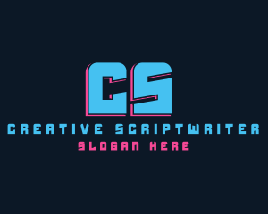 Creative Neon Cyber logo design