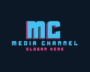 Channel - Creative Neon Cyber logo design