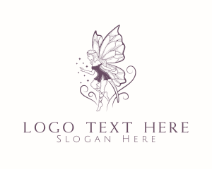 Fairy Golden Wings Logo | BrandCrowd Logo Maker