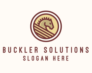 Buckler - Medieval Horse Buckler logo design