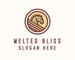 Medieval Horse Buckler logo design