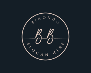 Hipster Beauty Apparel Brand Logo