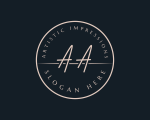 Hipster Beauty Apparel Brand logo design