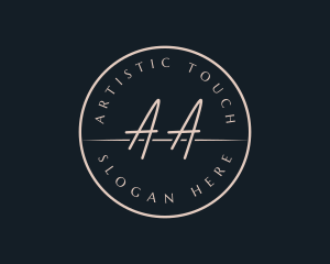 Hipster Beauty Apparel Brand logo design