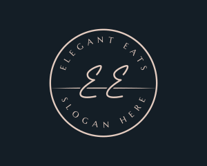 Hipster Beauty Apparel Brand logo design