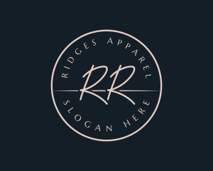 Hipster Beauty Apparel Brand logo design