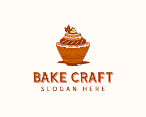 Cupcake Dessert Cafe logo design