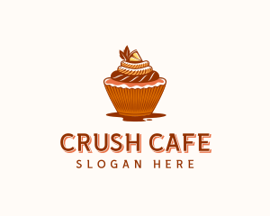 Cupcake Dessert Cafe logo design